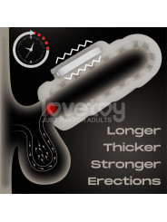 Knights Ring Funda para el Pene y Estimulador Spiral