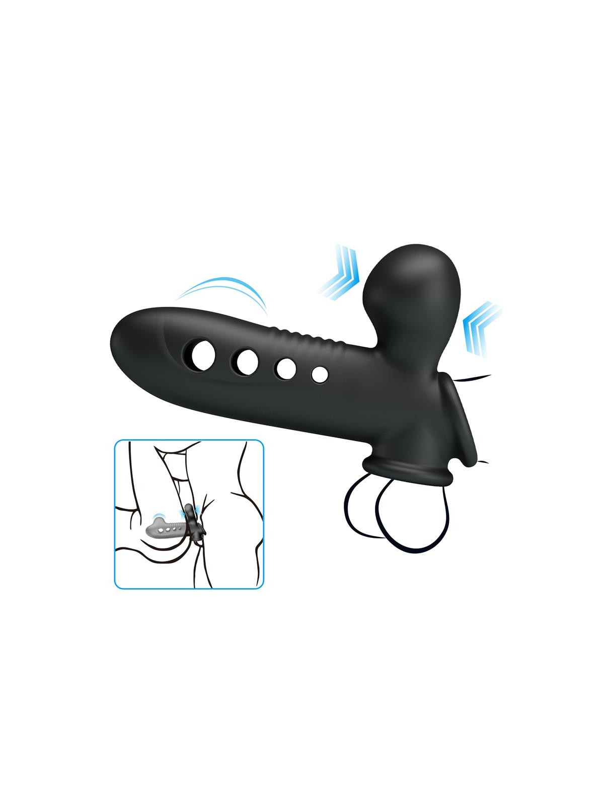 Crane Funda para el Pene con Inflado