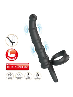 Tatum Plug Anal con Anillo para el Pene con Vibración