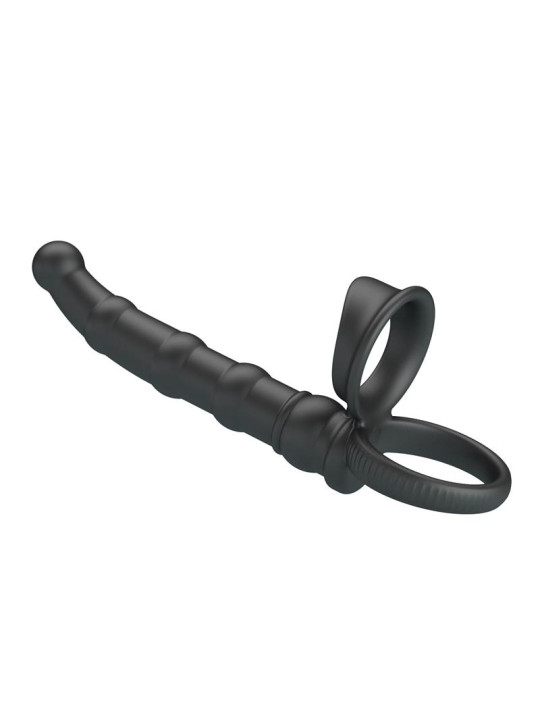 Tatum Plug Anal con Anillo para el Pene con Vibración