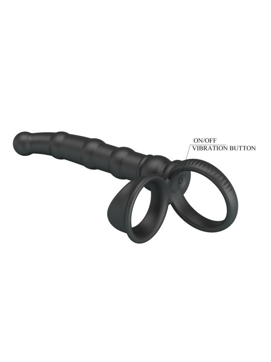 Tatum Plug Anal con Anillo para el Pene con Vibración