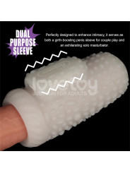 Knights Ring Funda para el Pene y Estimulador Drip