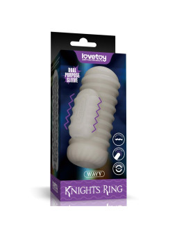 Knights Ring Funda para el Pene y Estimulador Wavy