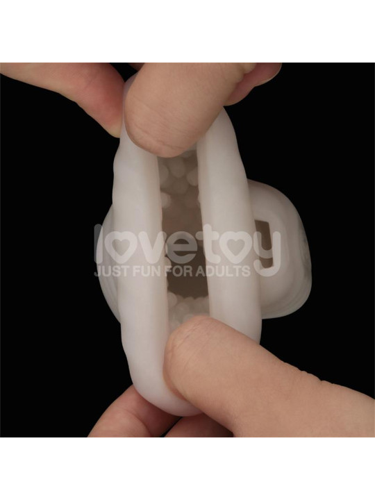 Knights Ring Funda para el Pene y Estimulador Wavy