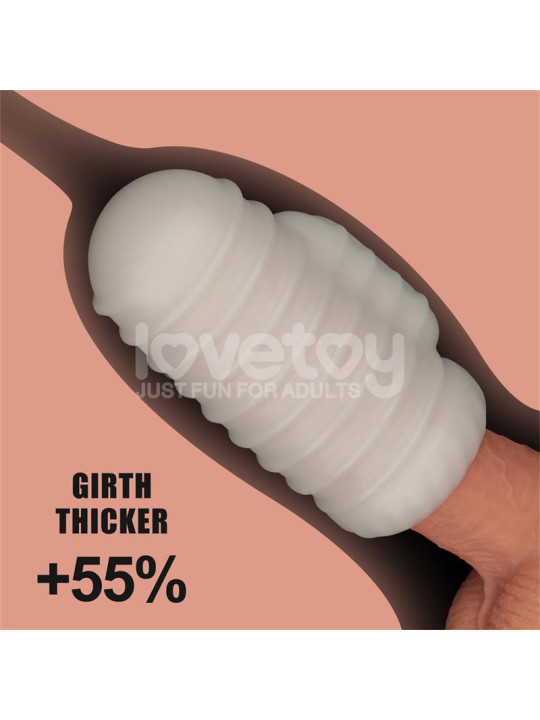 Knights Ring Funda para el Pene y Estimulador Wavy