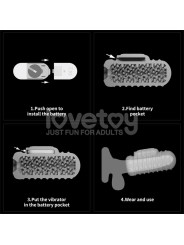 Knights Ring Funda para el Pene y Estimulador Wavy