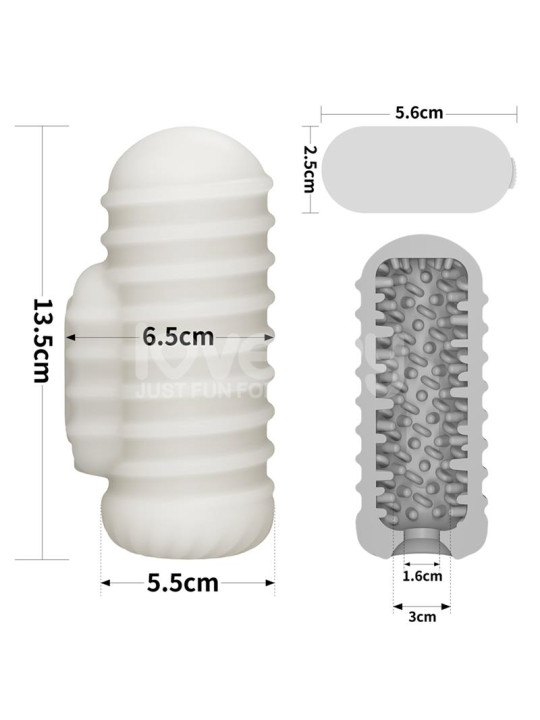 Knights Ring Funda para el Pene y Estimulador Wavy