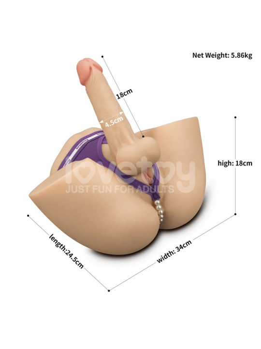 Streetgirls 17 Masturbador con Dildo Articulable