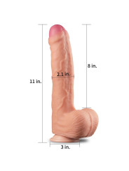 Dildo Nature 11 Dual Layer Natural