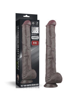 Dildo Dual Layered Articulable XXL 14.5