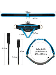 Ingen Arnés Ajustable con Dildo Hueco 9 Enhanced Set L/XL/2XL