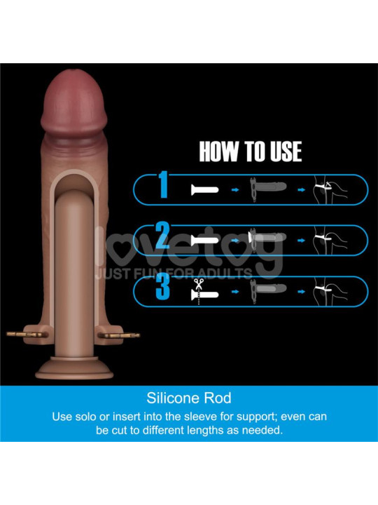 Ingen Arnés Ajustable con Dildo Hueco 9 Enhanced Set L/XL/2XL