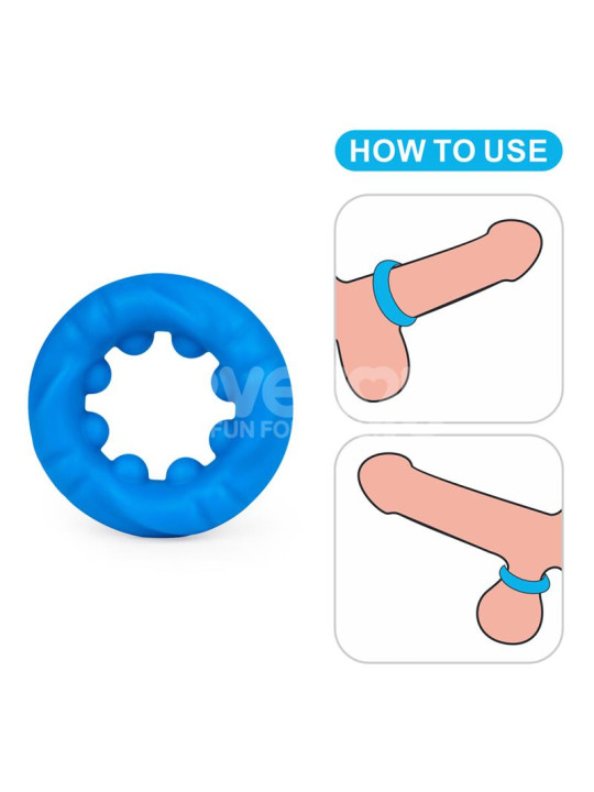 Pinnacle Pro Ridge Bump Stretcher Anillo para el Pene