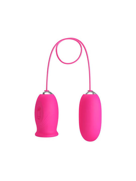 Daisy Huevo Vibrador y Lengua Estimuladora Rosa