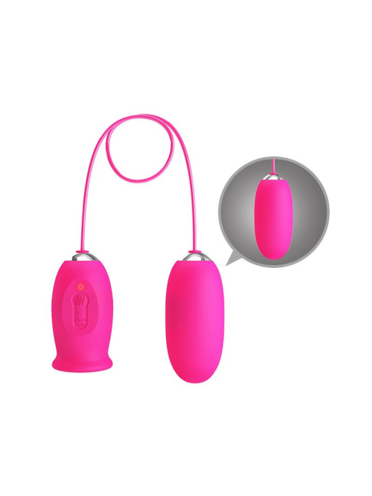 Daisy Huevo Vibrador y Lengua Estimuladora Rosa