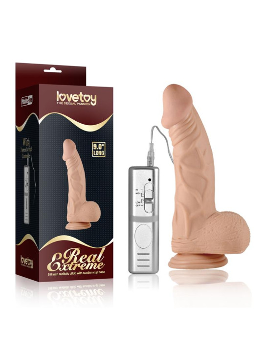 Dildo Real Extreme Dildo con Vibración 9 Natural