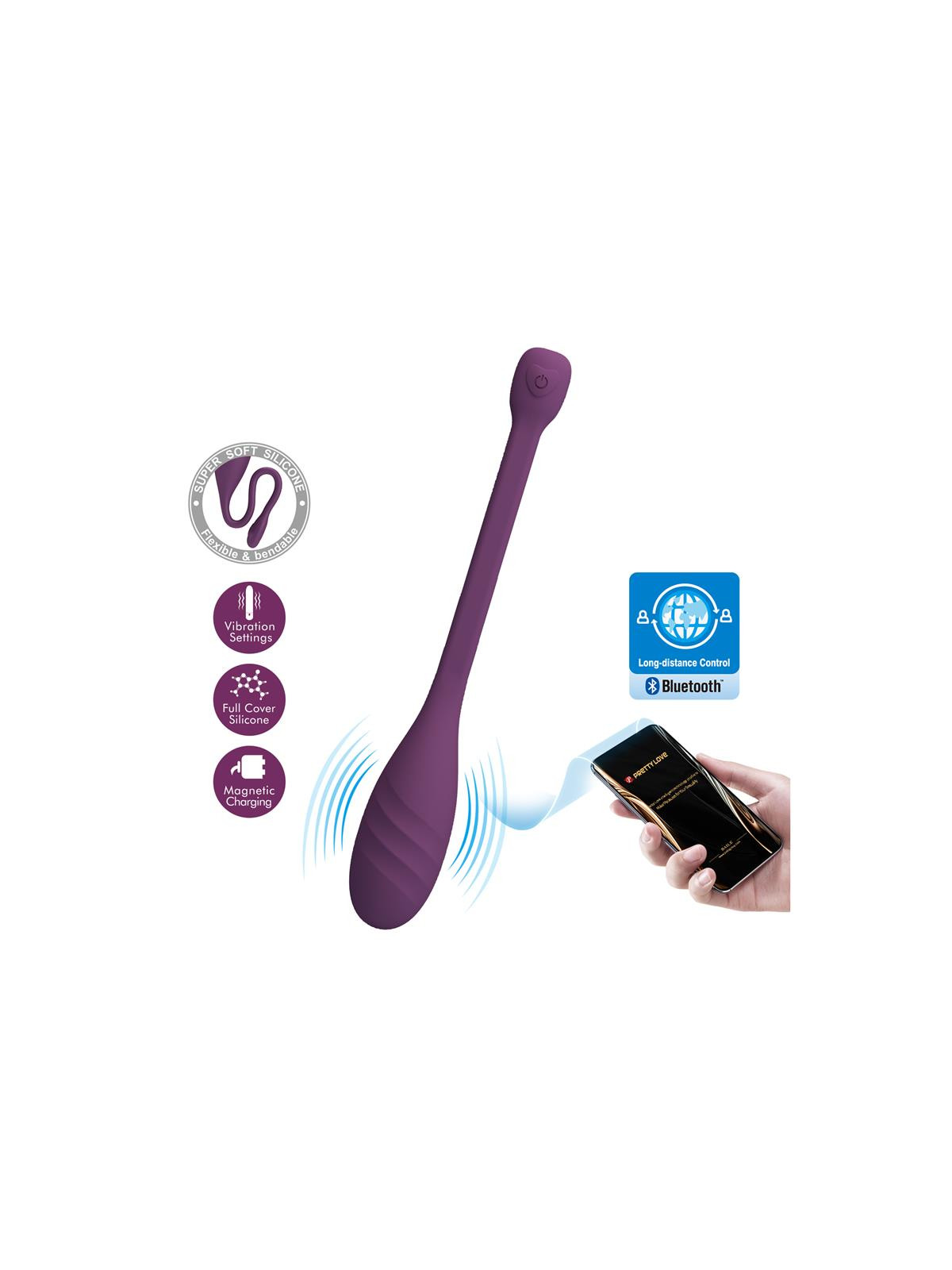 Leviathan Huevo Vibrador con APP