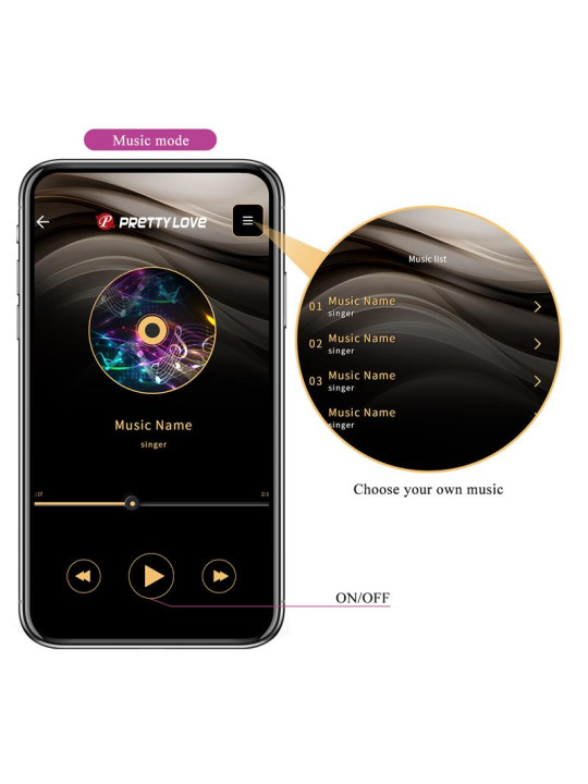 Leviathan Huevo Vibrador con APP