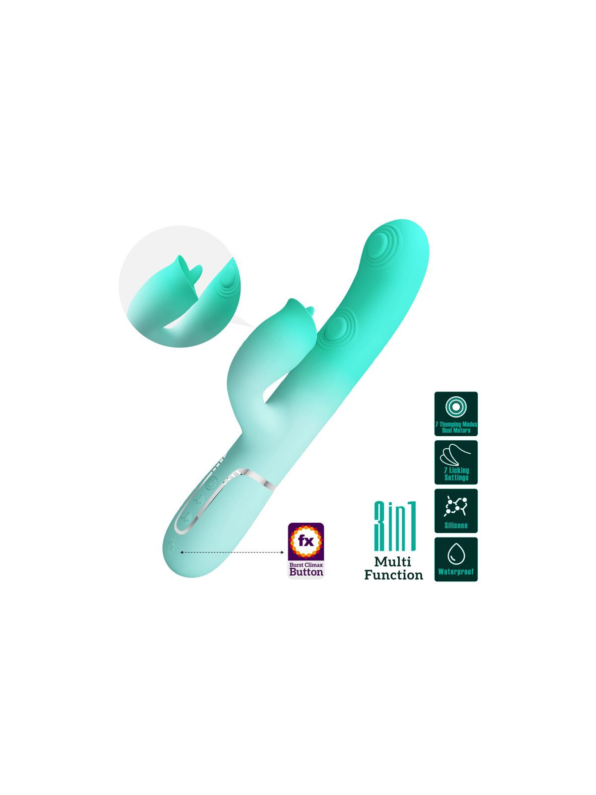 Gigi Vibrador con Thumping y Licking