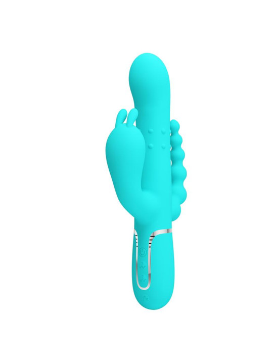 Cammy Vibrador con Bolas Rotadoras y Cadena Anal