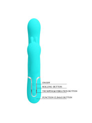 Cammy Vibrador con Bolas Rotadoras y Cadena Anal