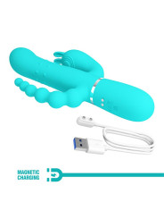 Cammy Vibrador con Bolas Rotadoras y Cadena Anal