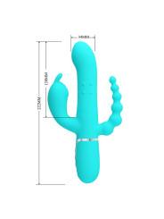 Cammy Vibrador con Bolas Rotadoras y Cadena Anal