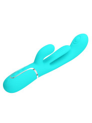 Shania Vibrador con Lengua y Thumping Turquesa