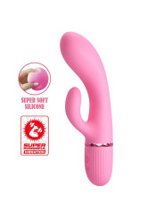 Marski Vibrador con Rabbit Punto G Rosa