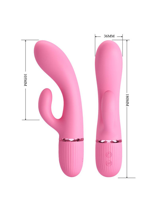 Marski Vibrador con Rabbit Punto G Rosa