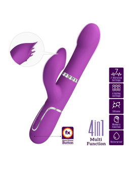 Zalin Vibrador con Bolas Rotatorias y Lengua