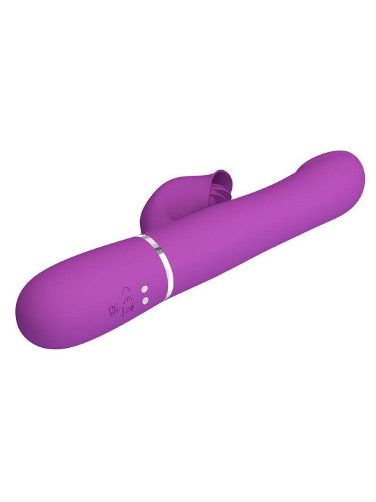 Zalin Vibrador con Bolas Rotatorias y Lengua