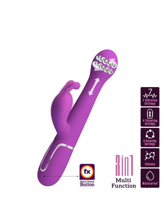 Dejon Vibrador con Thrusting y Rotación Twinkled