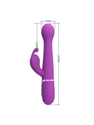 Dejon Vibrador con Thrusting y Rotación Twinkled