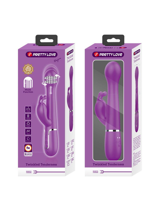 Dejon Vibrador con Thrusting y Rotación Twinkled