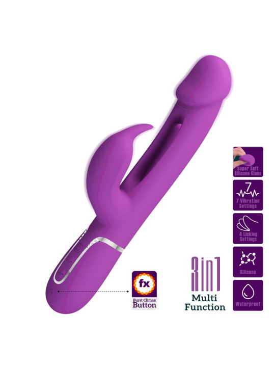 Kampas Vibrador con Lengua Lila