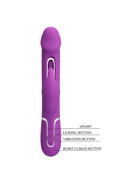 Kampas Vibrador con Lengua Lila