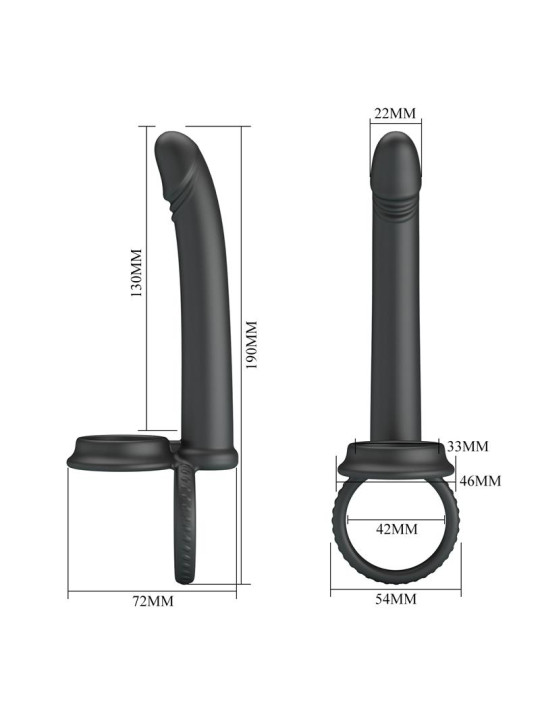 Moses Plug Anal con Anillo para el Pene