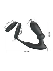 Emoni Anillo Vibrador para el Pene y Plug Anal