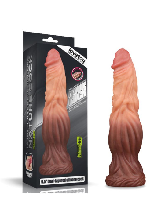 Dildo Nature 9.5 Dual Layer