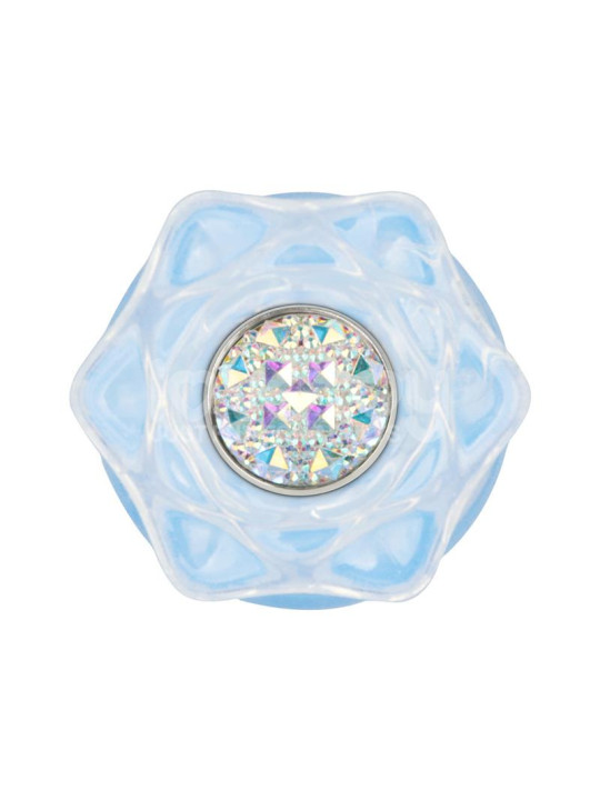 Gemoria Plug Anal Silicona Bola Interna Acero Brilla en la Oscuridad