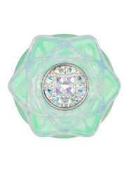 Gemoria Plug Anal Silicona Bola Interna Acero Brilla en la Oscuridad