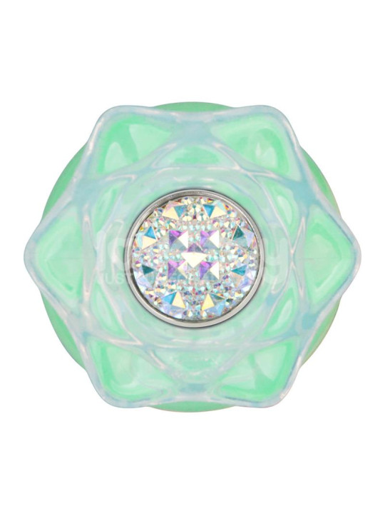 Gemoria Plug Anal Silicona Bola Interna Acero Brilla en la Oscuridad