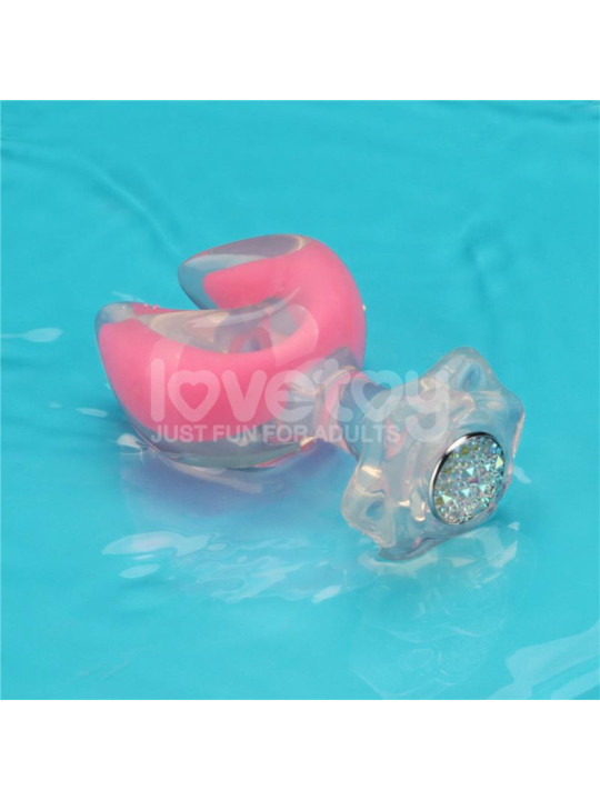 Gemoria Plug Anal Silicona Doble Punta Brilla en la Oscuridad