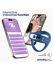 Rank Anillo Vibrador con App Azul