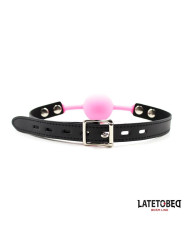 Mordaza Bola Silicona Rosa