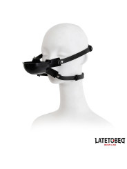 Mordaza con Bebedero Negro