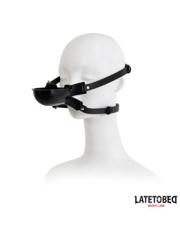 Mordaza con Bebedero Negro