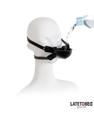 Mordaza con Bebedero Negro