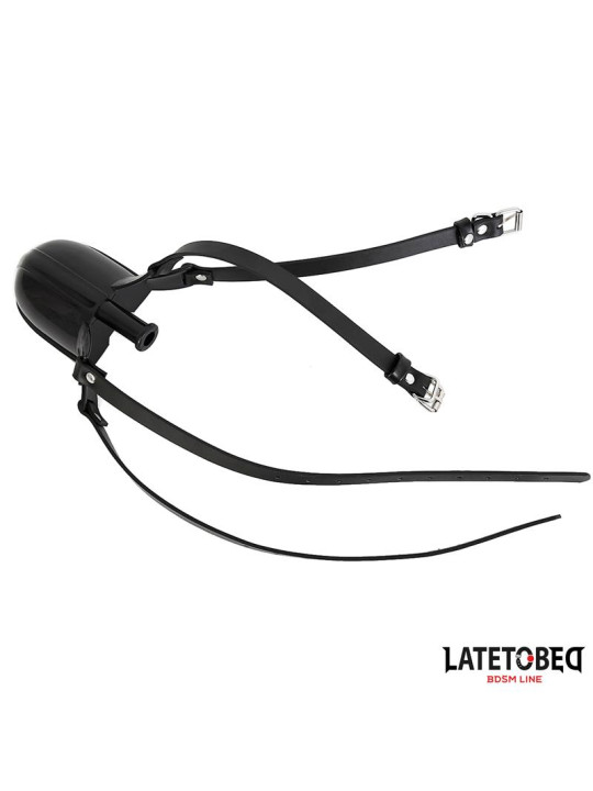 Mordaza con Bebedero Negro